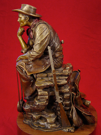 COWBOY THINKER Bronze