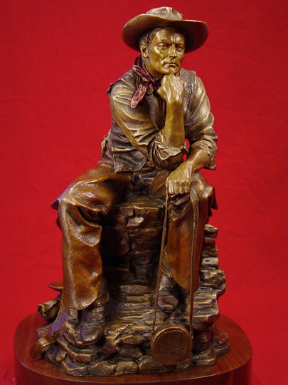 COWBOY THINKER Bronze