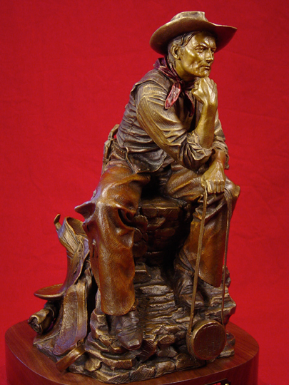 COWBOY THINKER Bronze