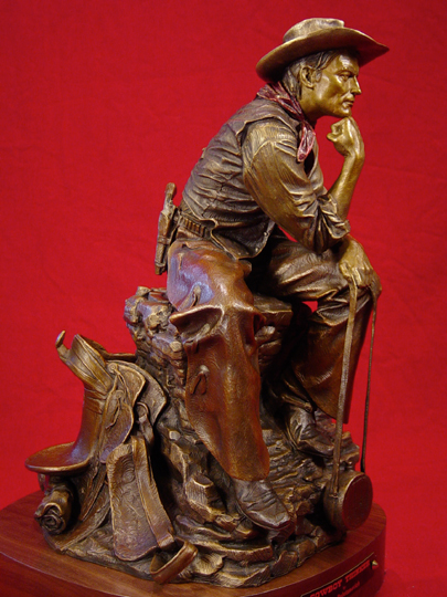 COWBOY THINKER Bronze