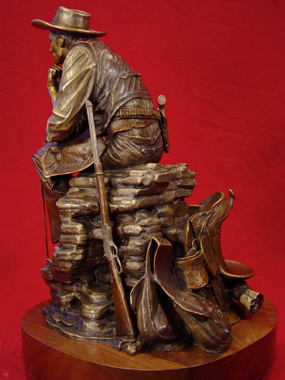 COWBOY THINKER Bronze