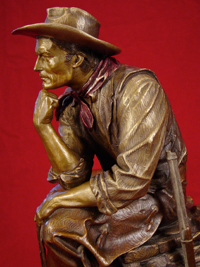 COWBOY THINKER Bronze