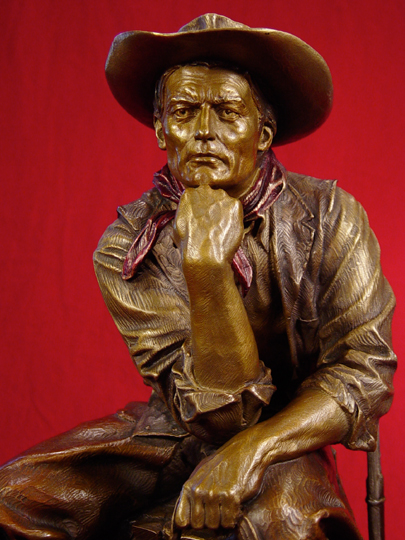 COWBOY THINKER Bronze