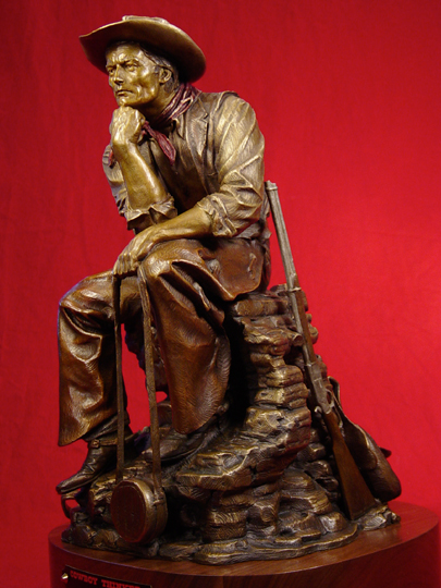 COWBOY THINKER Bronze