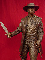 Jim Bowie Bronze Sculpture