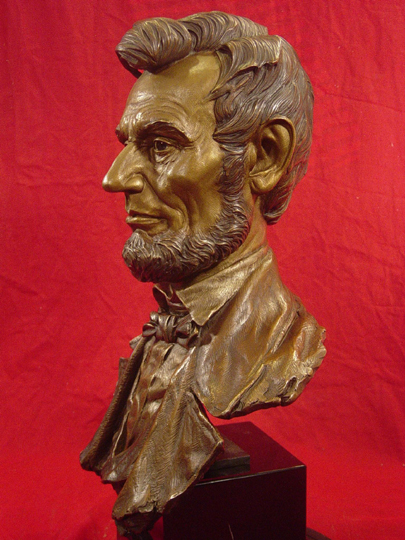 Lincoln Bronze Sculpture by Greg Polutanovich