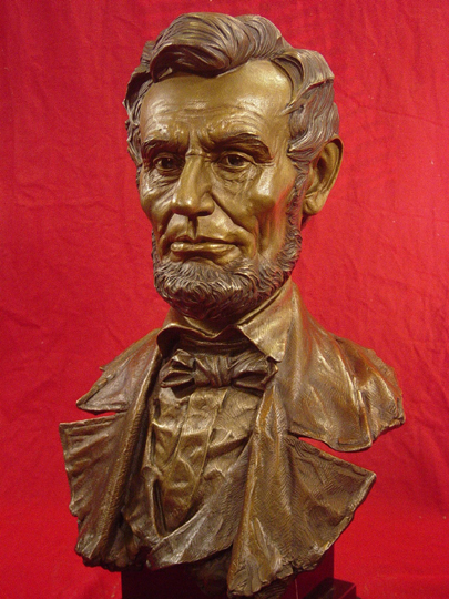 Lincoln Bronze Sculpture by Greg Polutanovich