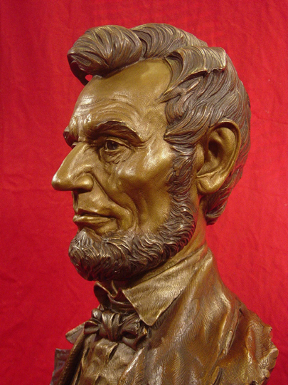 Lincoln Bronze Sculpture by Greg Polutanovich