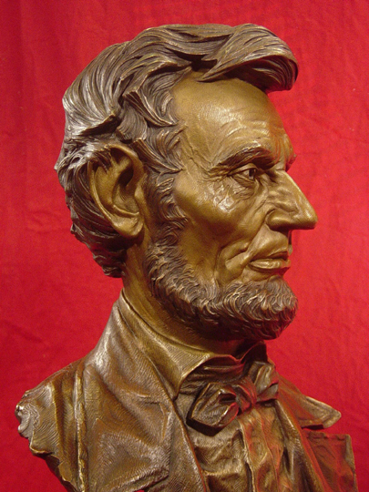 Lincoln Bronze Sculpture by Greg Polutanovich