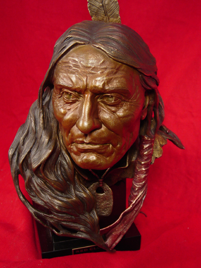 Red Cloud Bronze Sculpture