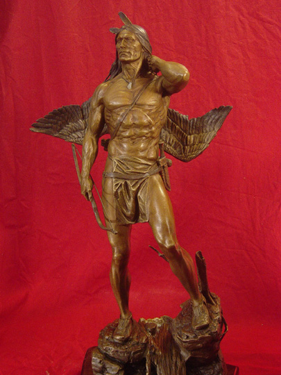 The Archer Bronze Sculpture by Greg Polutanovich