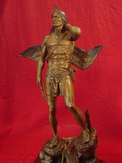 The Archer Bronze Sculpture by Greg Polutanovich