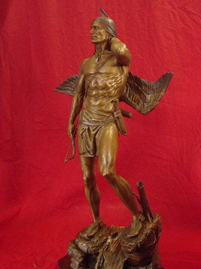 The Archer Bronze Sculpture by Greg Polutanovich