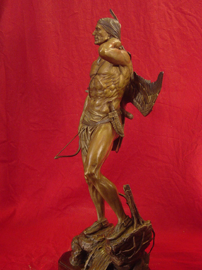 The Archer Bronze Sculpture by Greg Polutanovich