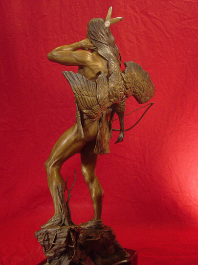 The Archer Bronze Sculpture by Greg Polutanovich