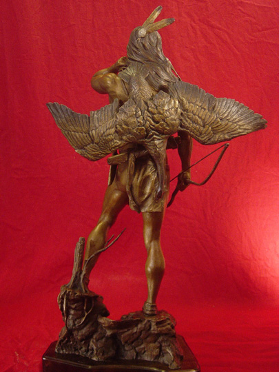 The Archer Bronze Sculpture by Greg Polutanovich