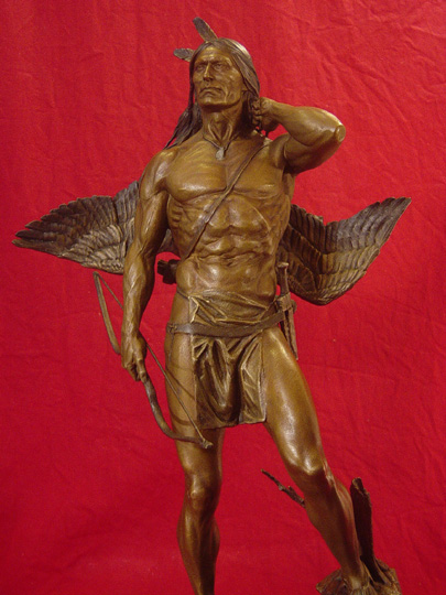 The Archer Bronze Sculpture by Greg Polutanovich