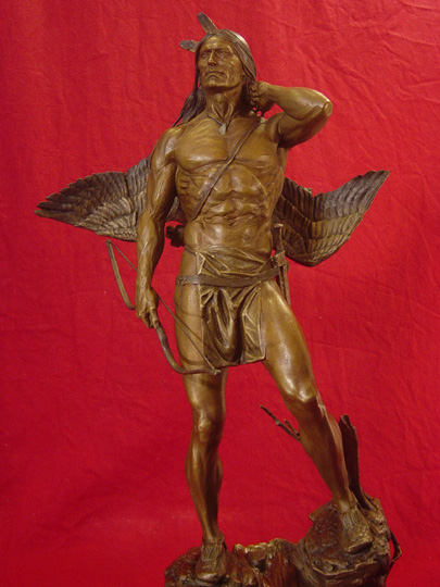 The Archer Bronze Sculpture by Greg Polutanovich