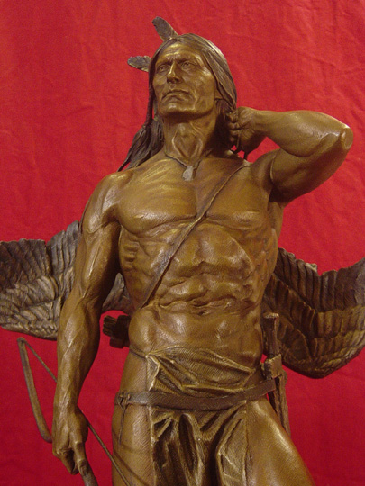 The Archer Bronze Sculpture by Greg Polutanovich