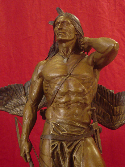 The Archer Bronze Sculpture by Greg Polutanovich