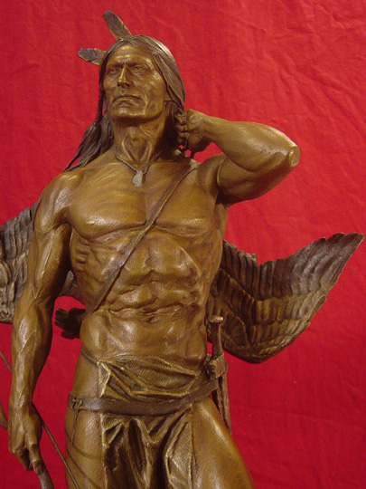 The Archer Bronze Sculpture by Greg Polutanovich