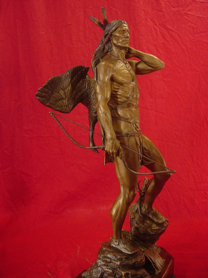 The Archer Bronze Sculpture by Greg Polutanovich