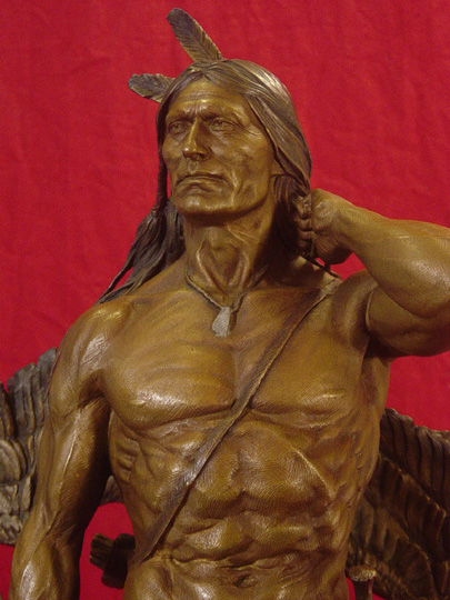 The Archer Bronze Sculpture by Greg Polutanovich