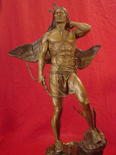 The Archer Bronze Sculpture by Greg Polutanovich