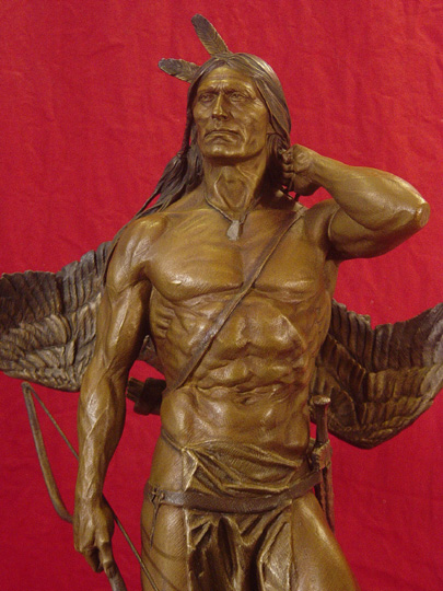 The Archer Bronze Sculpture by Greg Polutanovich