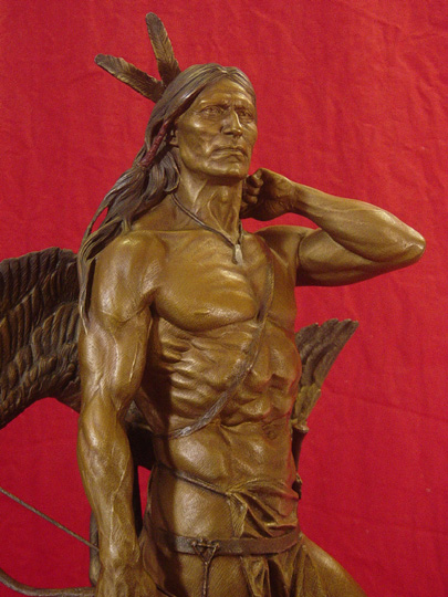 The Archer Bronze Sculpture by Greg Polutanovich