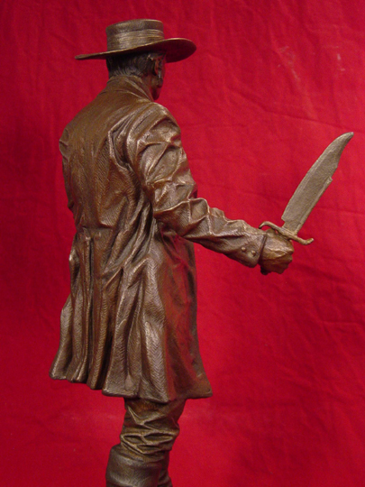 Jim Bowie Bronze Sculpture by Greg Polutanovich