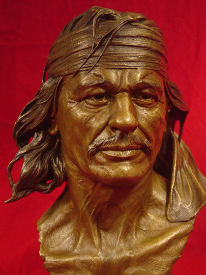 CHATO Bronze Sculpture