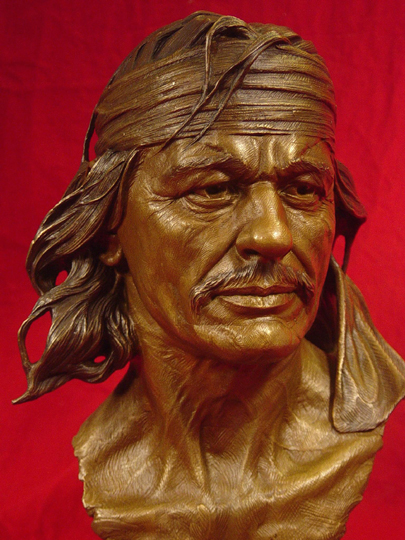 CHATO Bronze Sculpture