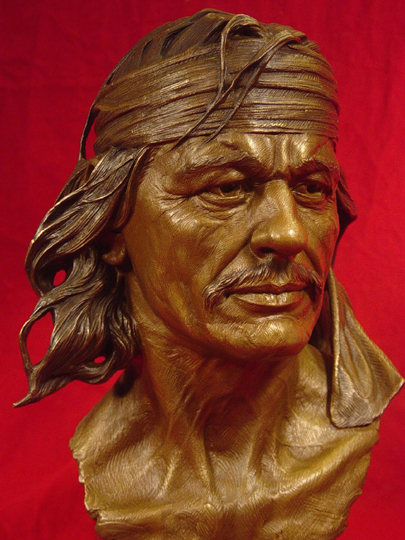 CHATO Bronze Sculpture