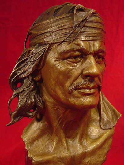 CHATO Bronze Sculpture