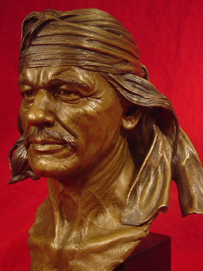 CHATO Bronze Sculpture