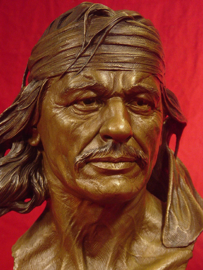 CHATO Bronze Sculpture