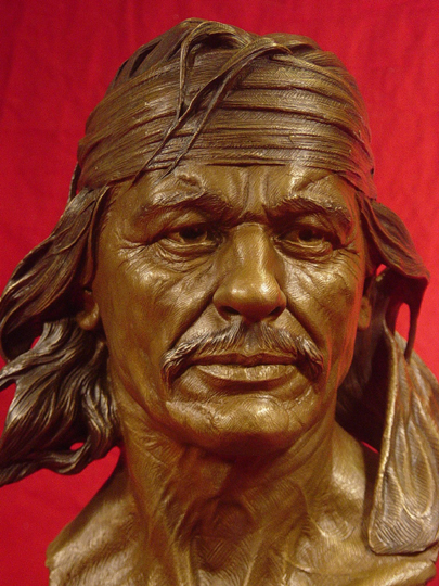 CHATO Bronze Sculpture