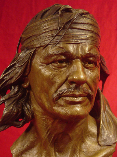 CHATO Bronze Sculpture