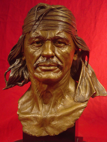 CHATO Bronze Sculpture