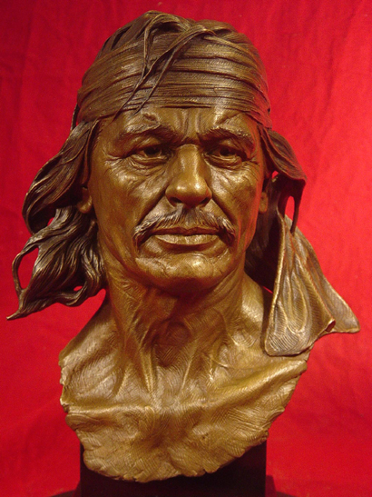 CHATO Bronze Sculpture