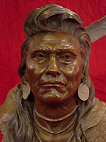 Chief Joseph Bronze Sculpture by Greg Polutanovich