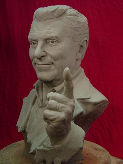 Don Francisco Commission Sculpture by Greg Polutanovich
