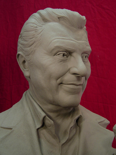 Don Francisco Commission Sculpture by Greg Polutanovich