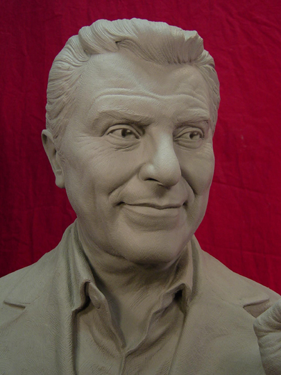 Don Francisco Commission Sculpture by Greg Polutanovich