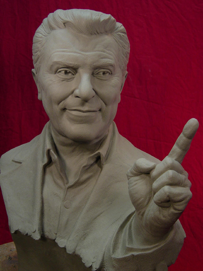 Don Francisco Commission Sculpture by Greg Polutanovich