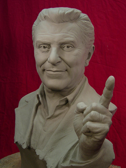 Don Francisco Commission Sculpture by Greg Polutanovich