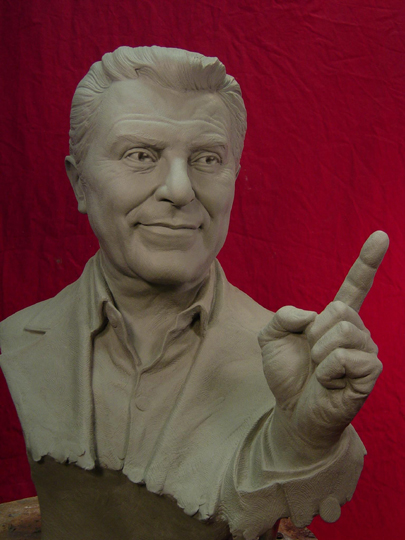 Don Francisco Commission Sculpture by Greg Polutanovich