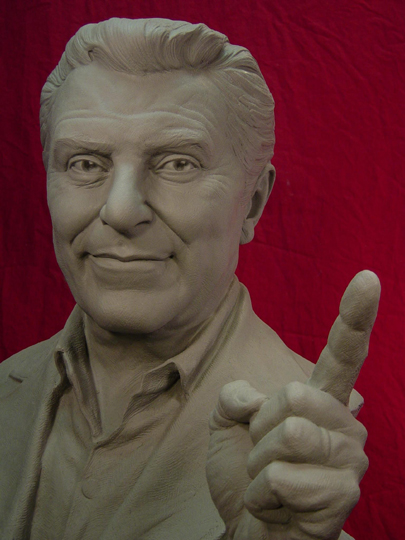 Don Francisco Commission Sculpture by Greg Polutanovich