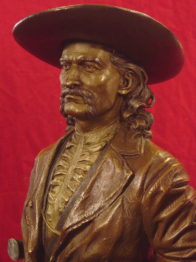 James Butler Hickok Bronze Sculpture